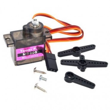 MICRO SERVO TOWER PRO MG90S 13G ENGRENAGEM METAL COM ACESSÓRIOS MG90S